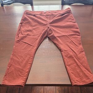 Levi's Men's Skinny Jeans in Rust Orange